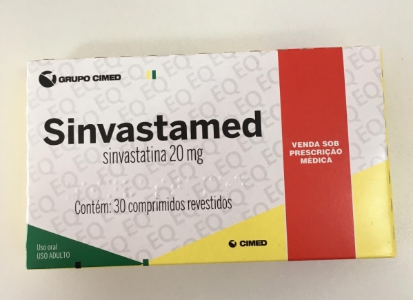 Sinvastamed (sinvastatina) 20 mg c/30 unid.